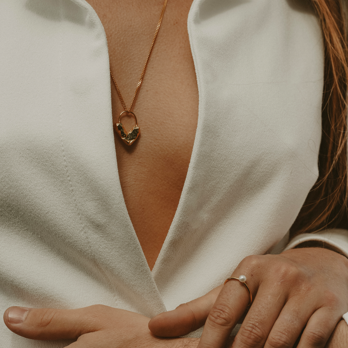 Foreboding joy necklace